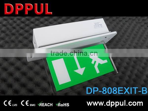 Steel lamp body and Metal Base Material Exit Rechargeable Emergency Light