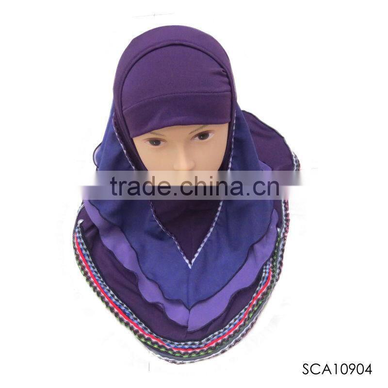 2014 new style fashion islamic muslim scarf blue fresh spring scarf