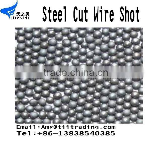 Supply abrasive steel shot for container painting