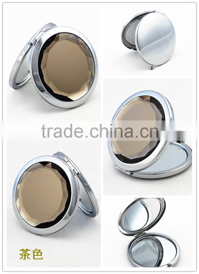 The small metal hand held mirrors wholesale small metal pocket mirror