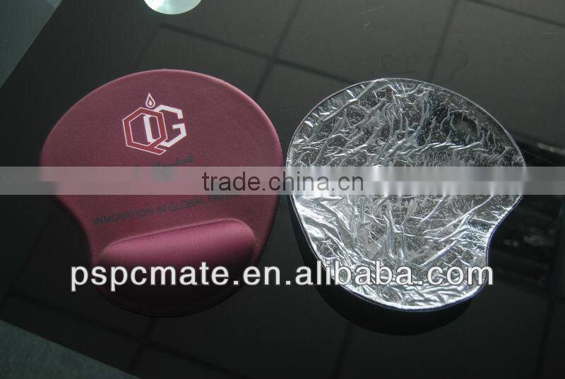 Customized design printing gel mouse pad with wrist rest part