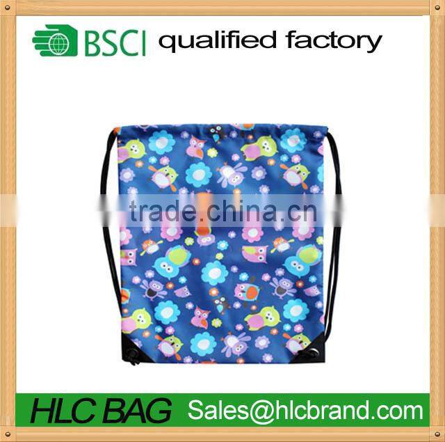 nylon simple backpack polyester drawstring bag HL-PB040