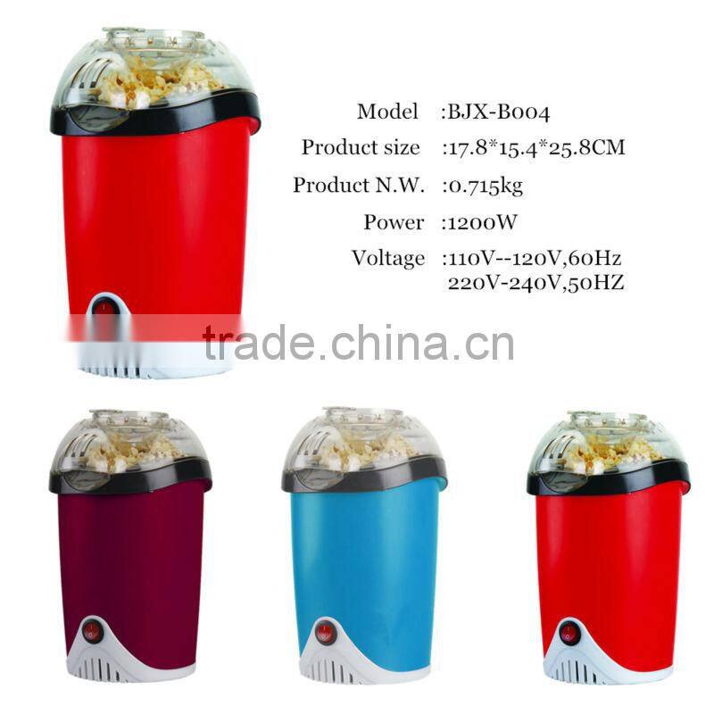 Simple operation of popcorn equipment