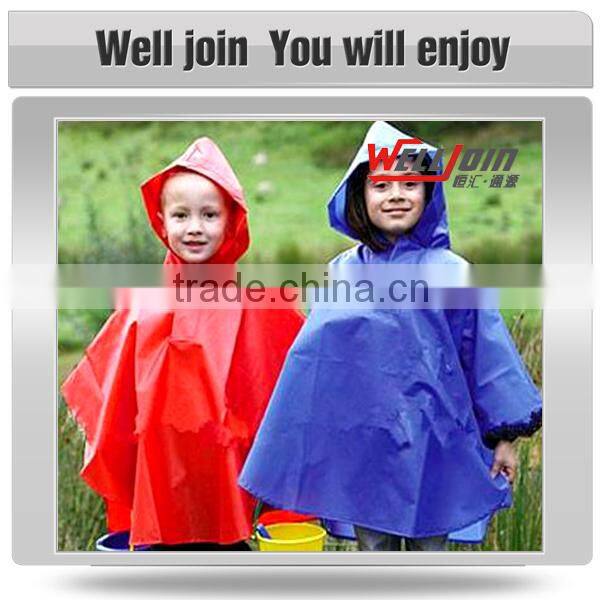 Emergency Waterproof kids rain poncho rubber