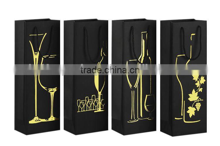 Corrugated Box Custom Design Luxury wine packaging bag in box
