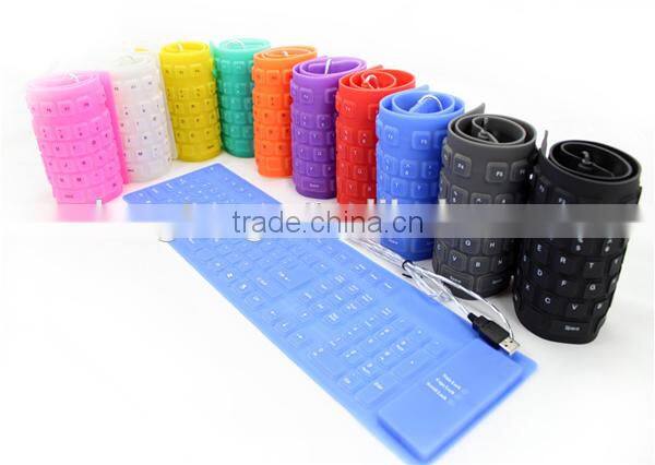 Waterproof foldable silicon keyboard, custom silicon keyboard, silicon keyboard