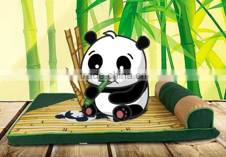 S:88*50*17cm dog mat unilateral animal mat with panda bamboo shaped