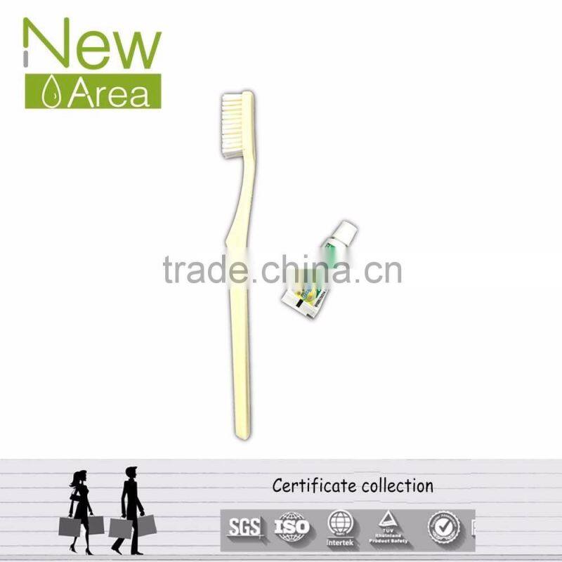 eco-friendly material hotel disposable dental kit toothbrush toothpaste