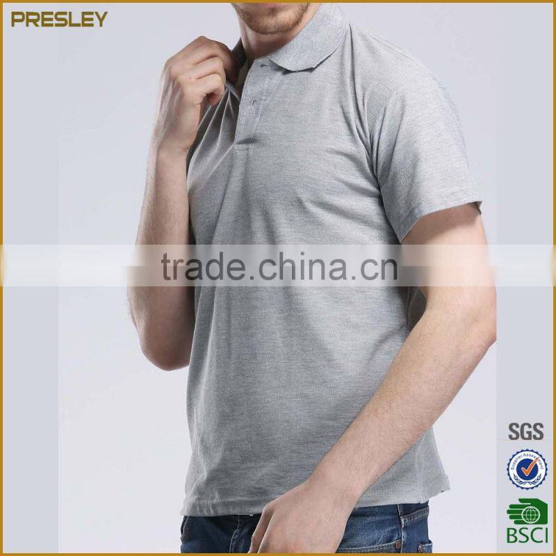 New design cheap yellow solid color polo t shirts factory 100%polyester men