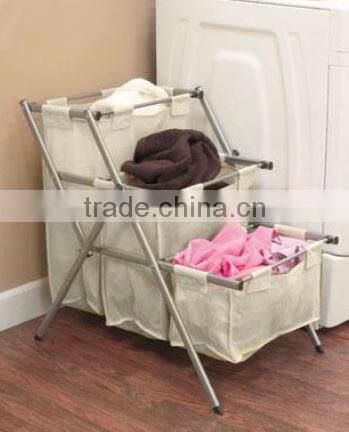 Hot sale removable metal garment rack with het cloth