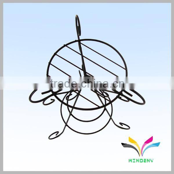 Indoor outdoor garden metal wire flower pot plant stand