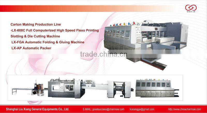GIGA LX308 Fully Automatic Corrugated Box Machine for Ukrain