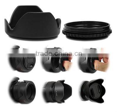 Tulip lens hood 49mm,52mm,55mm,58mm,62mm,67mm,72mm,77mm,82mm
