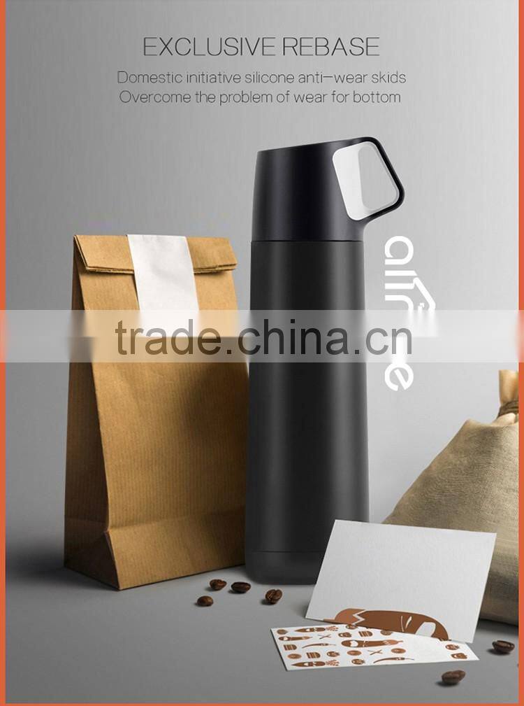 Wholesale 500ml gift with logo stainless steel vacuum bottle/double wall water bottle