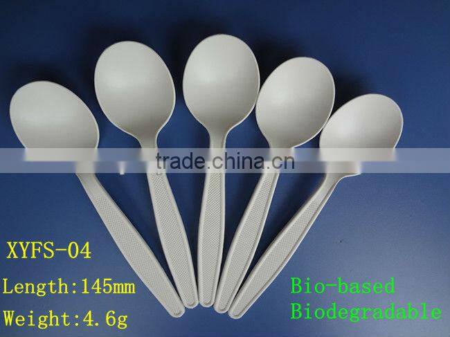 Biodegradable starch-based plastic heavy weight spoons:XYFS-02