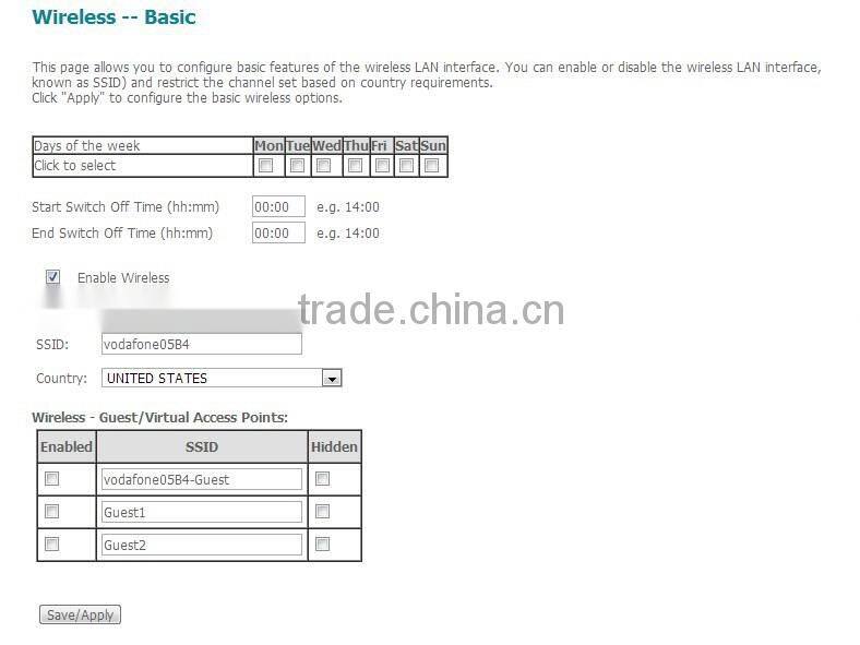 Unlocked HuaWei HG556 Home gateway