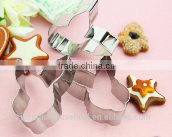 2015 Popular DIY Creative design Animal Shaped Stainless steel cookie cutters for Cakes and Bisciuts