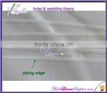 white/gold round jacquard tablecloths for table decorations in banquets, events
