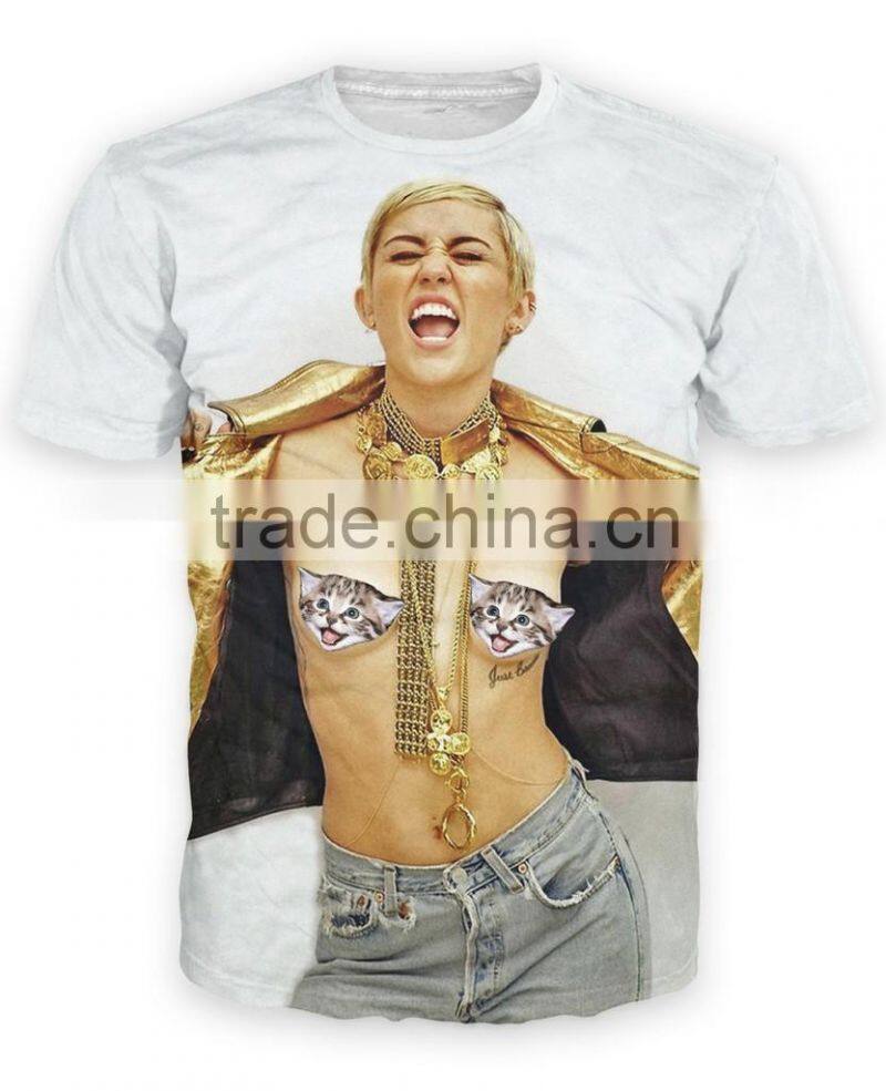 men softextile fashion woman t-shirt 3d alphalete t shirt ladies t-shirt print design