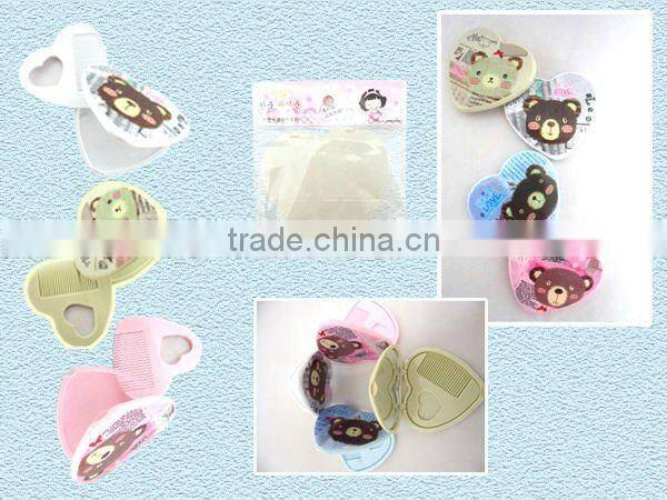 CARTOON MIRROR , comb and mirror
