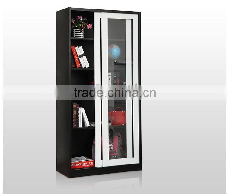 high quality KD structure sliding glass door filing cabinet