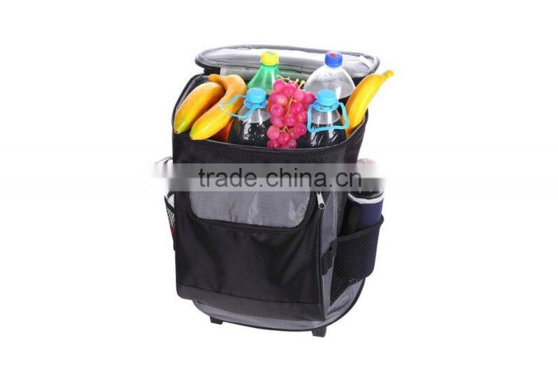Extra-large Trolley thermal cooler bag family picnic outdoor car refrigerator backpack insulated