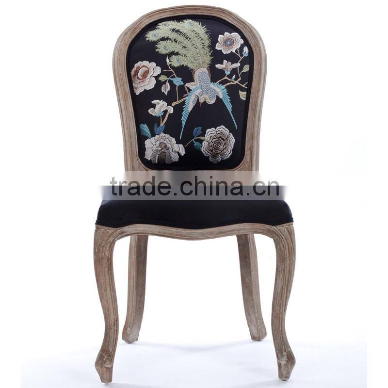 Hot sell Retro solid wood American Dining chair Y289