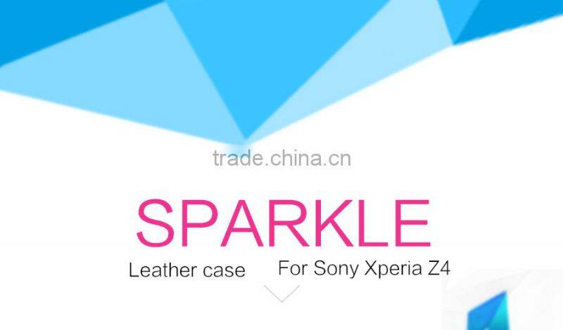 NILLKIN Sparkle serie Flip leather case for Sony xperia Z4