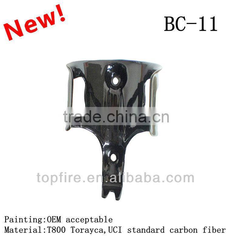 2014 new design and hot selling lightweight T800 Torayca,UCI standard carbon fiber Bottle Cage BC-11