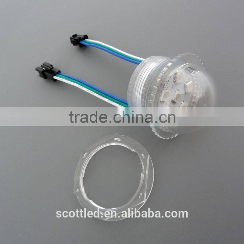 waterproof 35mm 6pcs digital addressable outdoor computer controlled led display pixel dot light