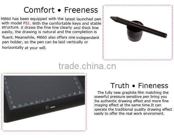 UEGG M860 drawing interactive graphics tablet for website design