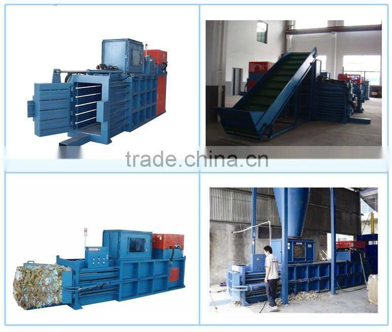 High quality horizontal MSW compacted baler