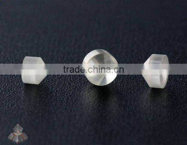 Colorless lab-grown single-crystal rough diamond