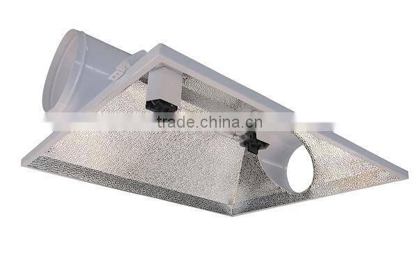 Hydroponic double ended air cooled reflector for plant growth