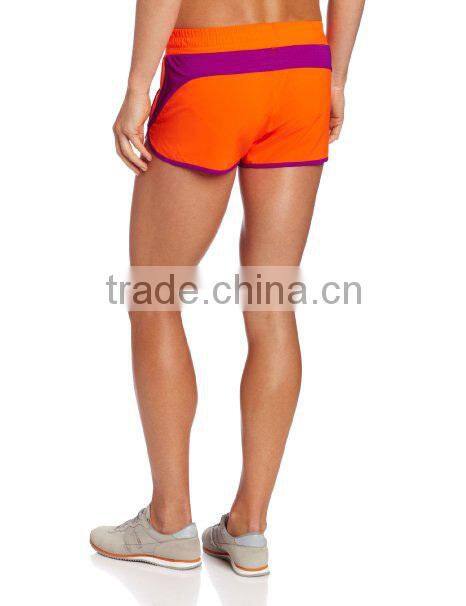 100% polyester dry fit mesh shorts for lady