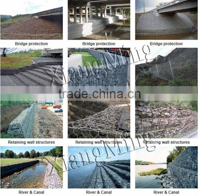 Manufacturer XiangMing Hexagonal Welded Gabion Box