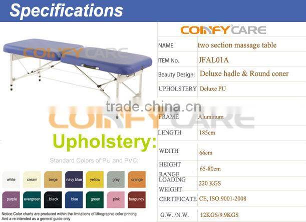 COINFY JFAL01A aluminum massage table portable