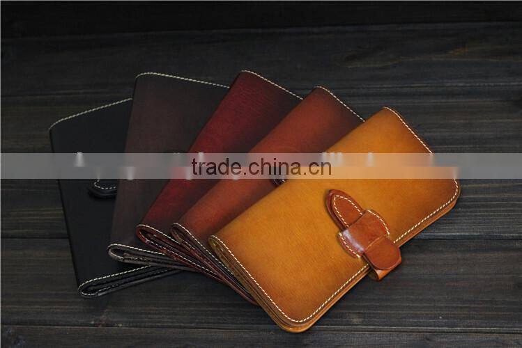 Retro Cow Leather Wallet,Long Wallet