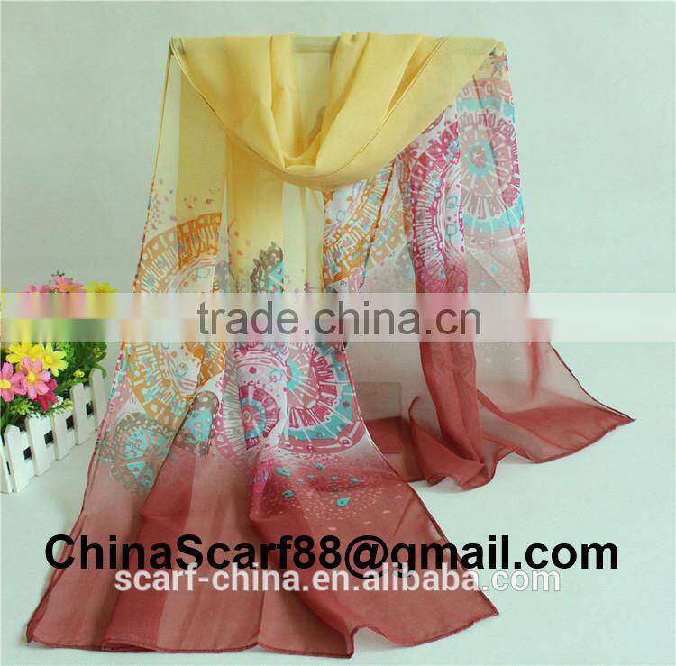 Wholesale chiffon shawl scarf