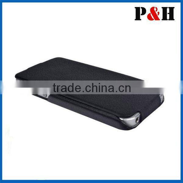 Smooth surface protective new case for Iphone leopard flip pu leather case cover