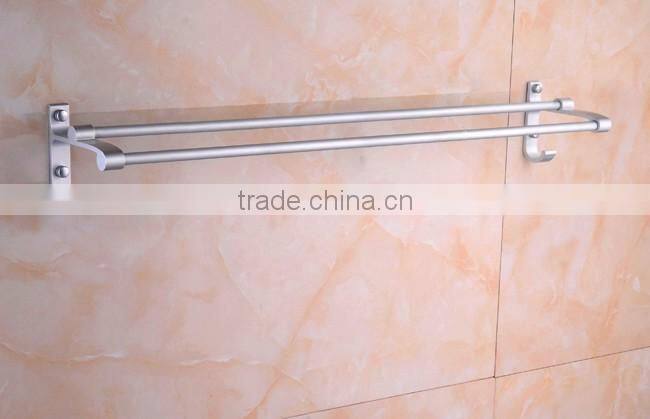 classical design aluminum bathroom accessory towel rack 70cm Hanging Bathroom Rack for Shower Towel