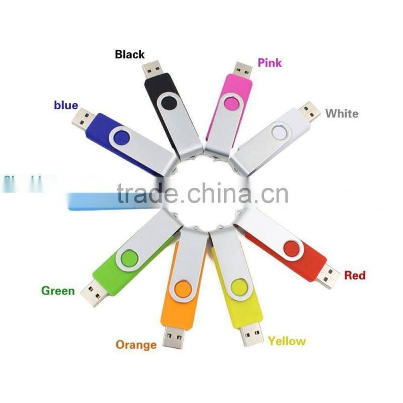 rotation design high capacity sexy OTG usb flash drive of 64GB