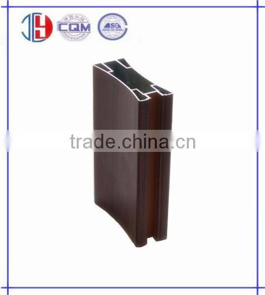 Oval aluminum profile for sliding wardrobe