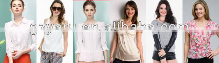 Women plus size tunics cotton rayon spandex shirt