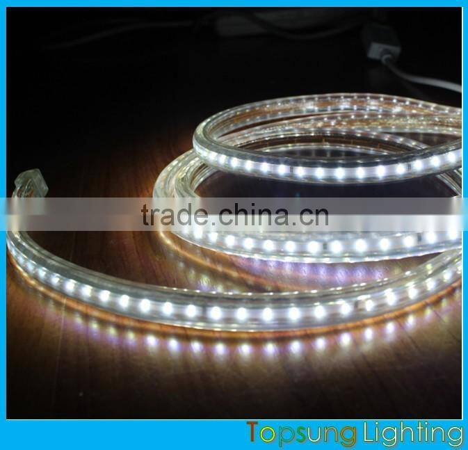 high intensity SMD5050 high voltage waterproof IP65 flexible drl led strip