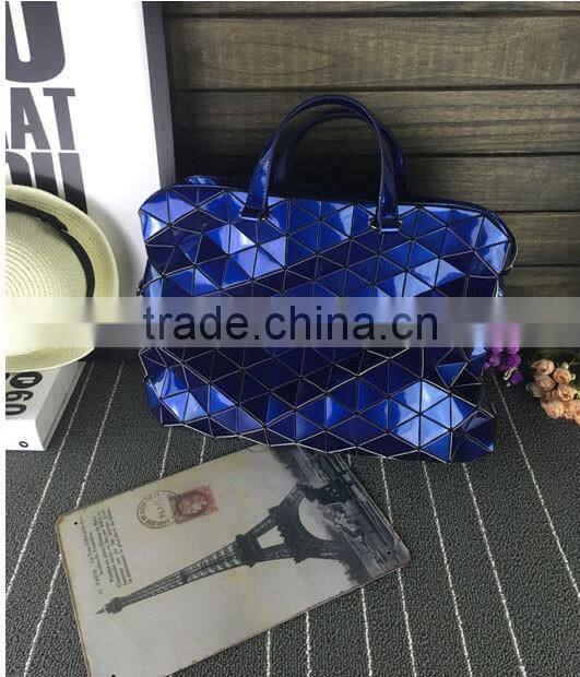 2016 Online Shopping Japan Style Diamond PU Fashion Lady Tote Bag Handbag Wholesale