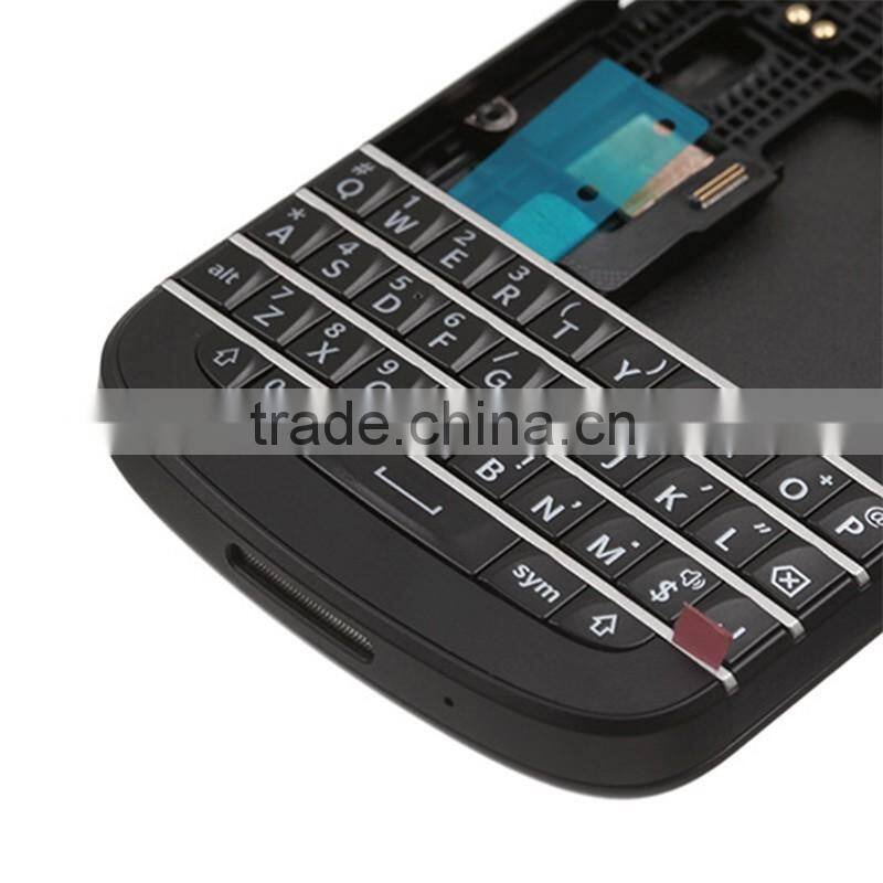 Original Genuine Housing And QWERTY Keypad Assembly For BlackBerry Q10 - Black