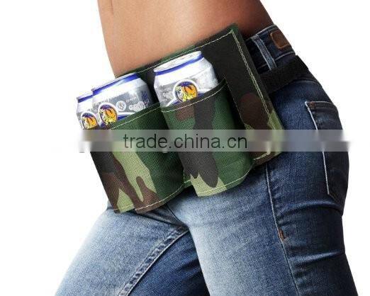 best sale outdoor 6 pack beer holder belt party belt cooler