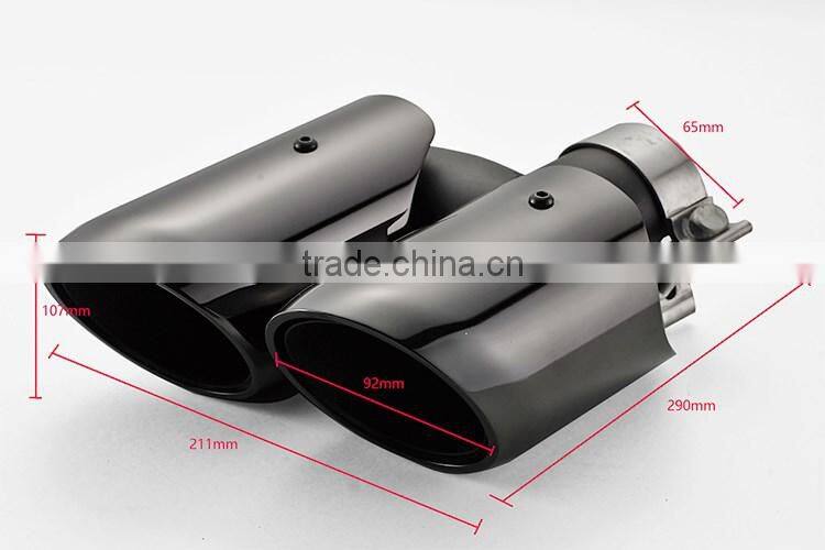 Exhaust round tail pipe for Porsche 14 macan
