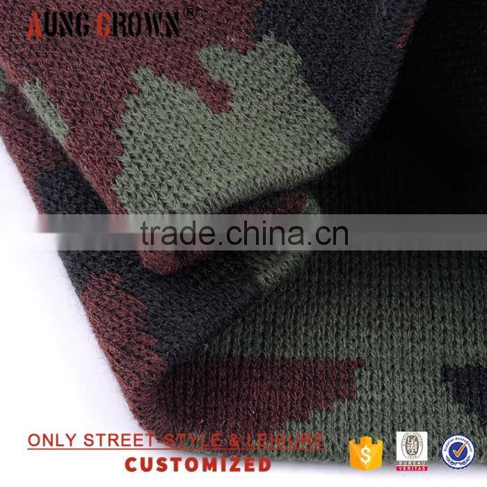 camouflage beanie hat/custom jacquard beanie wholesale/beanie hat